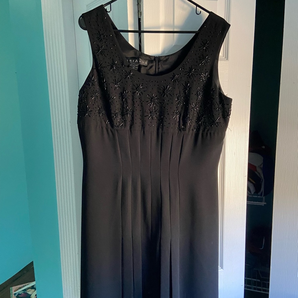 Black cocktail dress